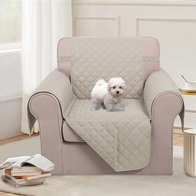 U-NICE HOME Recliner Chair Covers Reversible Chair Cover Pet Covers - Image 2