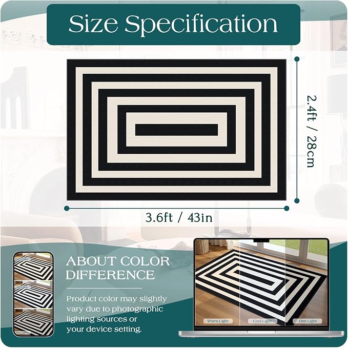 Modern Outdoor Rug - Image 2