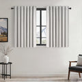 Topfinel 54 Inch Long Blackout Tiers Curtains by Topfinel