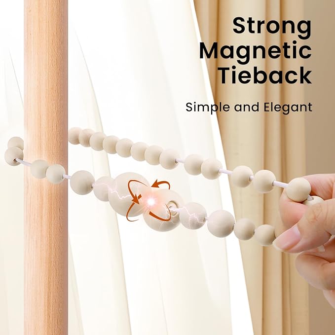 KLOGTSIND Magnetic Curtain Tiebacks, Curtain Tie Backs - Image 6