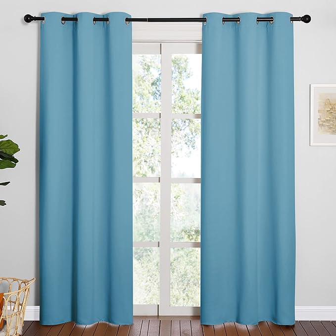 NICETOWN Window Treatment Thermal Insulated Solid Grommet Blackout - Image 2