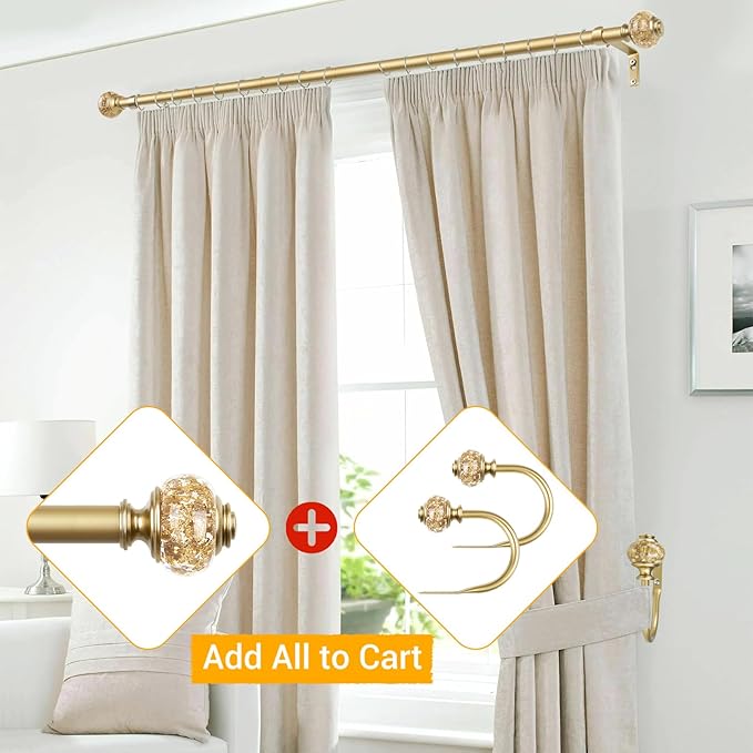2 Pack Curtain Holdbacks, USFOOK Decorative Window Drapery Tiebacks, Curtain - Image 4
