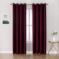 ChrisDowa Blackout Curtains 80 Inches Long 2 Panels Set by ChrisDowa