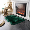 EasyJoy Ultra Soft Fluffy Shaggy Area Rug Faux Fur Rug Chair Cover Seat Pad by EasyJoy