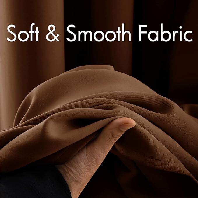 MIULEE Blackout Curtains for Bedroom Living Room Thermal Insulated Room - Image 3
