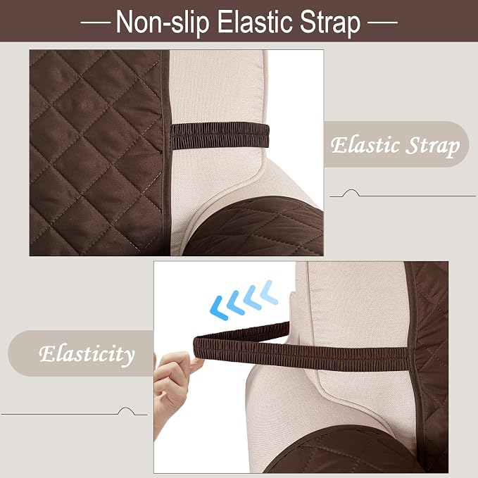 Recliner Chair Covers Reversible Sofa Couch Cover - Image 6