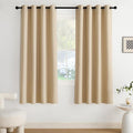 NICETOWN Blackout Curtains Grommet 2 Panels 72 Inches Long, Biscotti Beige by NICETOWN