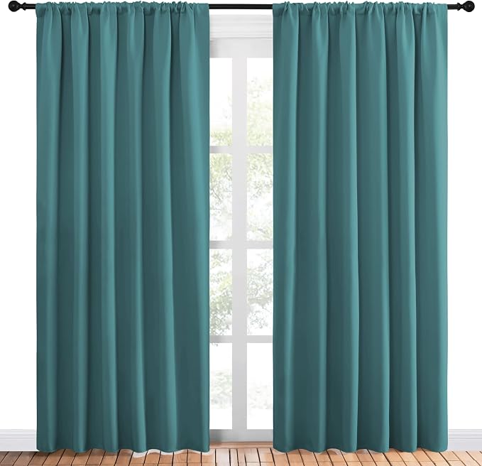 NICETOWN Living Room Curtains, Window Curtain Panels, Thermal Insulated Solid - Image 2