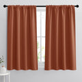 RYB HOME Small Window Curtains for Kitchen, Thermal Insulated Privacy Shades by RYBHOME