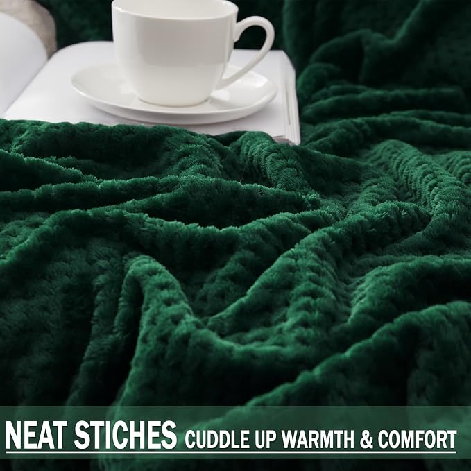 Exclusivo Mezcla Fleece Bed Blanket King Size, Super Soft and Warm Blankets - Image 6
