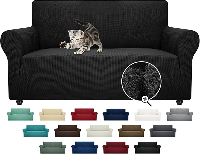 ZNSAYOTX Super Stretch Couch Cover Love Seat Sofa Covers by ZNSAYOTX