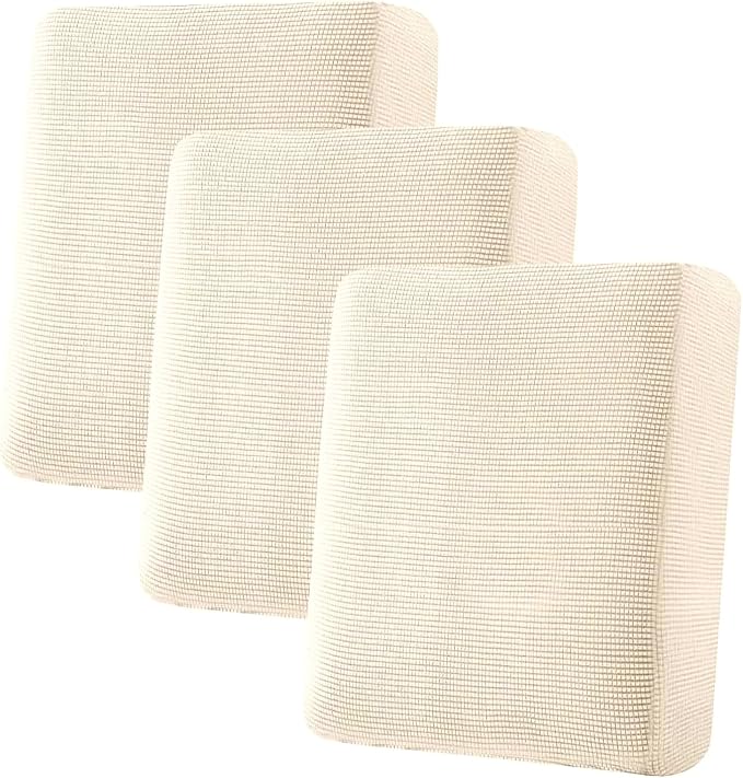 H.VERSAILTEX Super Stretch Individual Seat Cushion Covers Sofa Covers Couch by HVERSAILTEX
