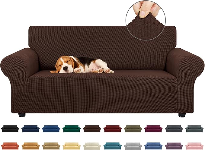 KEKUOU Stretch Loveseat Sofa Cover Slipcover, Couch Covers by KEKUOU