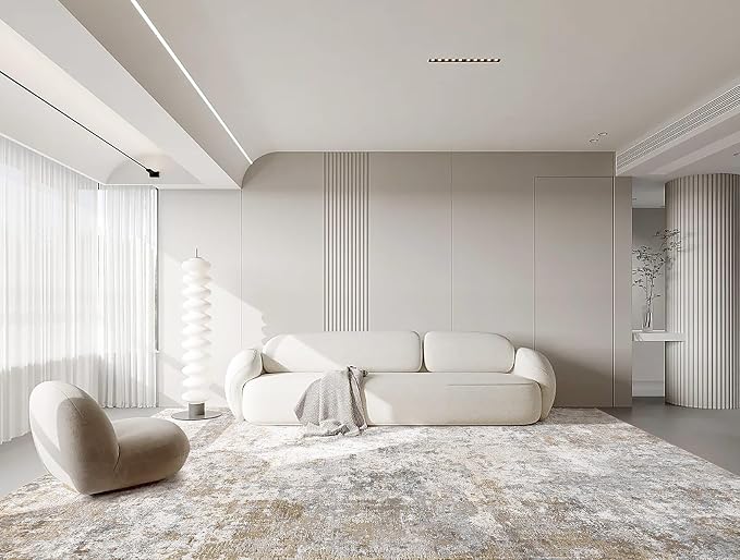 UERMEI 9x13 Area Rug Living Room Rugs Thickened - Image 8