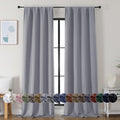 Simplebrand Ava Silver Grey Blackout Curtains by Simplebrand