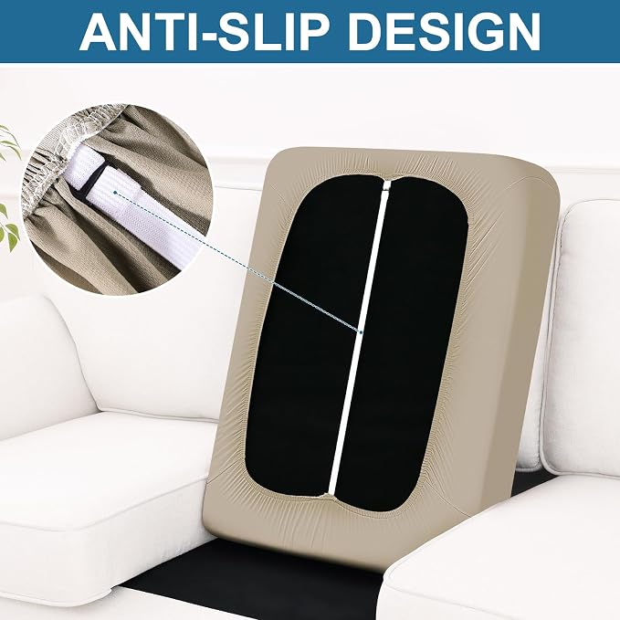 Smiry Printed Couch Cushion Covers, Stretch Soft Couch Covers - Image 4