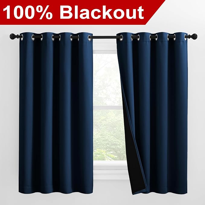 NICETOWN 100% Blackout Curtains - Image 2