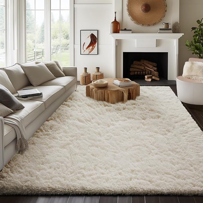 Ophanie 8x10 Area Rugs for Living Room, Upgrade Non-Slip Fluffy Soft Large Shag - Image 3
