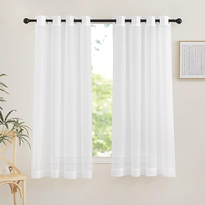 NICETOWN Sheer Curtain Panels Grommet by NICETOWN