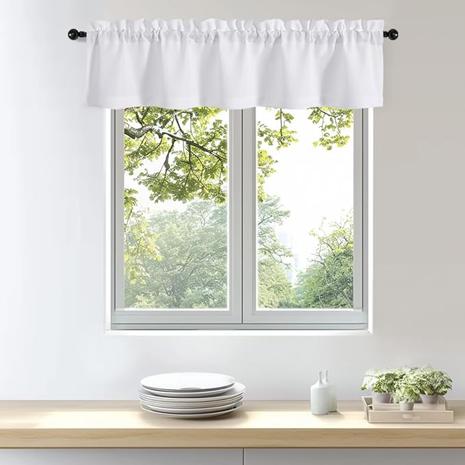 OWENIE Bob 1 PCS White Valances by OWENIE