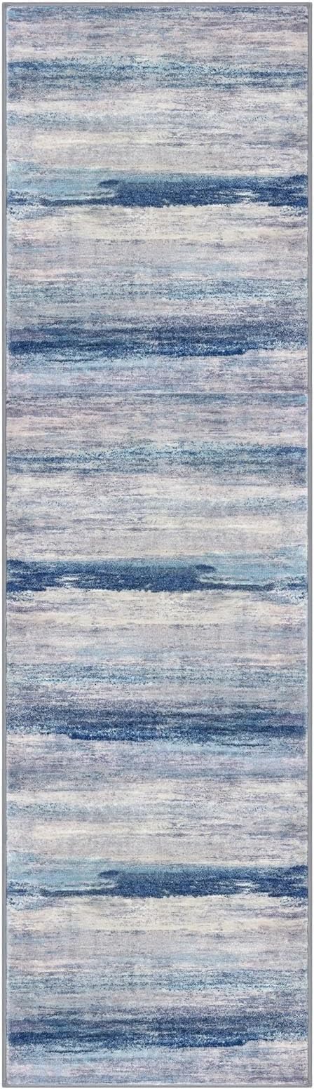 KOZYFLY Modern Abstract Washable Rug Runner 2x7 Hallway Runner Rug Non-Slip - Image 8