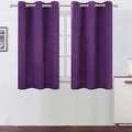 LEMOMO Purple Blackout Curtains 34 x 54 Inch Length/Set of 2 Curtain by Lemomo
