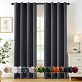 MIULEE Dark Grey Blackout Curtains by MIULEE