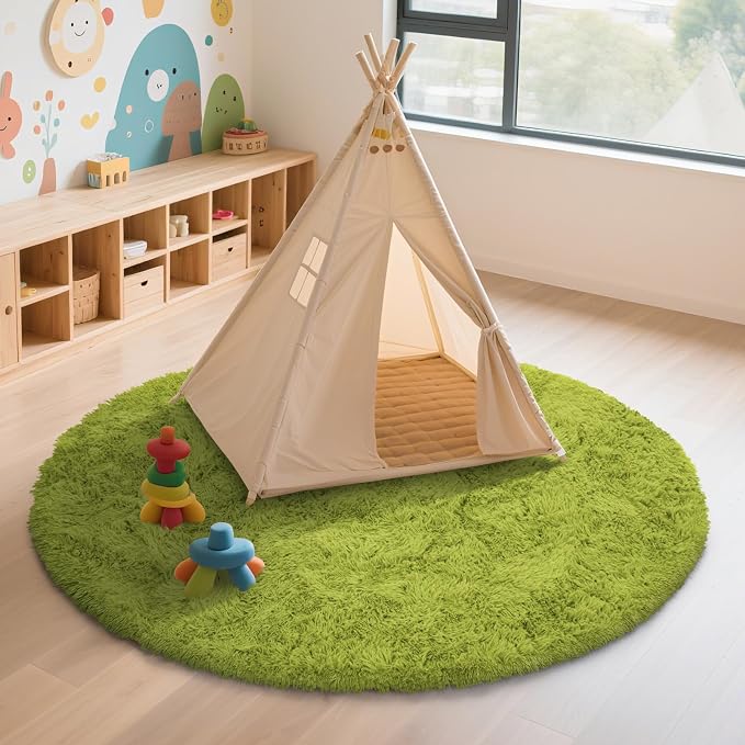 yulidayang Fluffy Round Area Rugs - Image 5