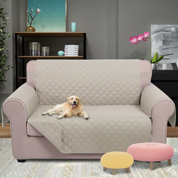 U-NICE HOME Loveseat Sofa Cover Reversible Couch Covers - Image 2