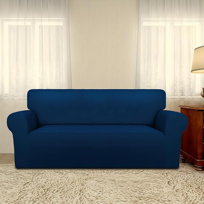 PureFit Super Stretch Sofa Slipcover – Spandex Non Slip Soft Couch Sofa Cover - Image 2