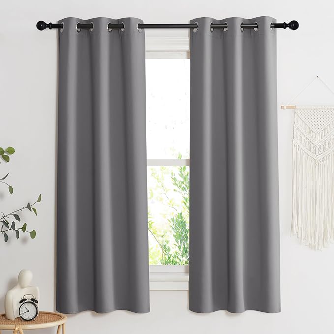 NICETOWN 100% Blackout Short Curtains - Image 2