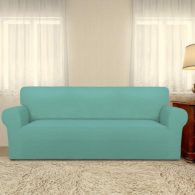 PureFit Super Stretch Sofa Slipcover – Spandex Non Slip Soft Couch Sofa Cover - Image 2