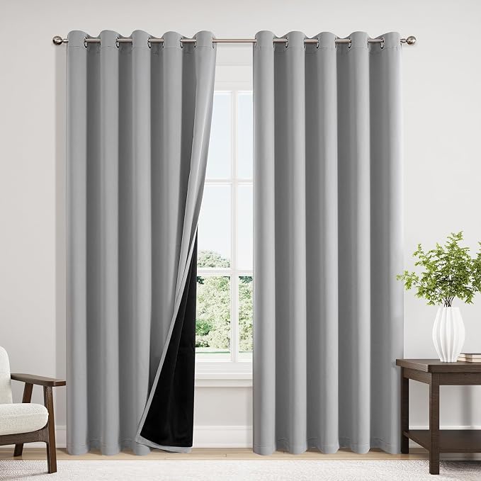 ChrisDowa 100% Blackout Curtains 84 inch Long by ChrisDowa