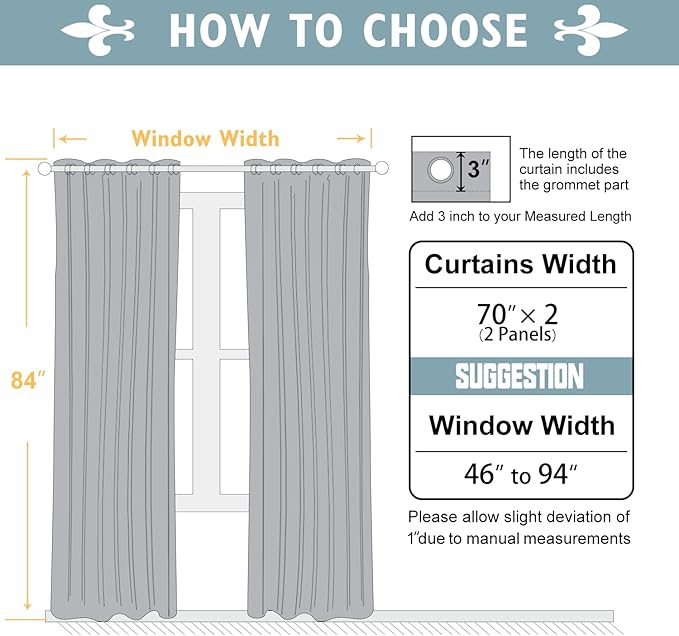 ChrisDowa Burgundyout Curtains 70 inches Wide - Image 5