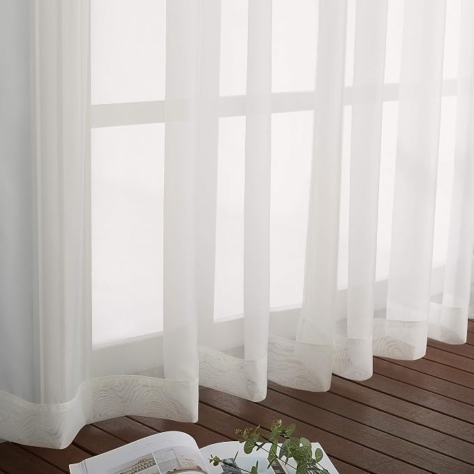NICETOWN Sheer Window Curtains 72 inches Long - Image 6
