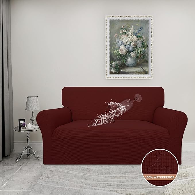 Easy-Going 100% Waterproof Loveseat Couch Cover, Dual Waterproof Sofa Cover - Image 2