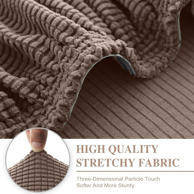 Couch Cushion Covers for Sectional Sofa L Shape Washable Separate Seat Chaise - Image 4