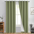 Yakamok 100% Blackout Curtain Panels 96 inches Cold and Light Blocking Drapes by Yakamok