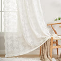 YJ YANJUN Vintage Lace Curtains 90 Inches Long by YJYANJUN