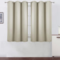 LEMOMO Light Beige Thermal Blackout Curtains/38 x 54 Inch/Set of 2 Panels Room by Lemomo