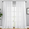 NICETOWN White Sheer 102 inch Curtains by NICETOWN