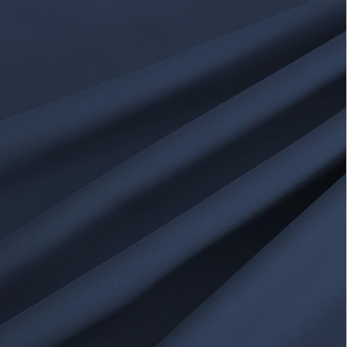 NICETOWN Navy Blue Blackout Draperies Heat Insulated Curtain 95 inch - Image 9