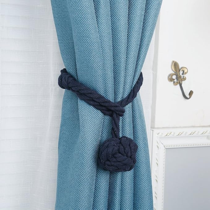 Melaluxe 2 Pack Curtain Tiebacks - Image 2