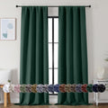 Simplebrand Ava Ever Green Blackout Curtains by Simplebrand