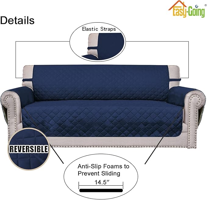 Easy-Going Reversible Couch Cover - Image 3