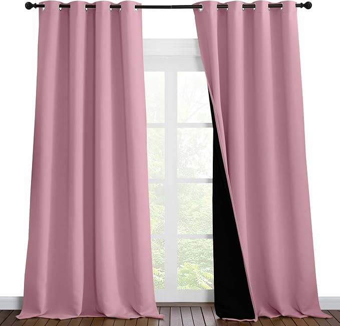 NICETOWN Total Shade Curtains and Draperies, Heavy-Duty Full Light Shading by NICETOWN