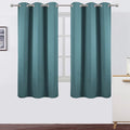 LEMOMO Sea Teal Thermal Blackout Curtains/42 x 63 Inch/Set of 2 Panels Room by Lemomo
