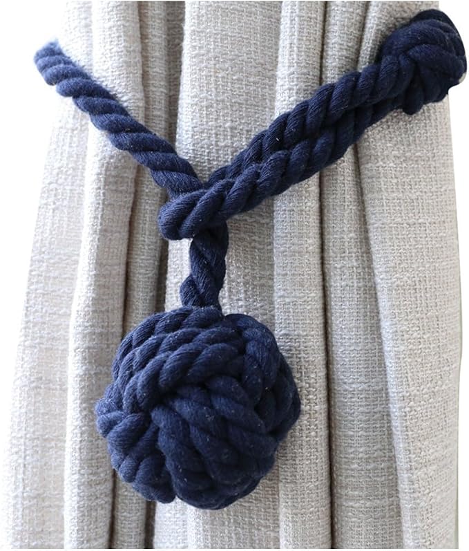 Melaluxe 2 Pack Curtain Tiebacks - Image 6