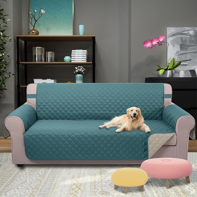 U-NICE HOME Large Sofa Cover Reversible Couch Cover - Image 2