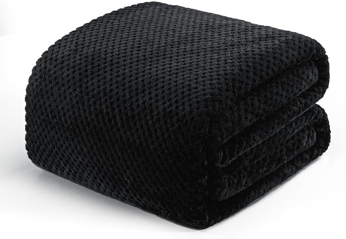 Exclusivo Mezcla Fleece Bed Blanket Queen Size, Super Soft and Warm Blankets by ExclusivoMezcla